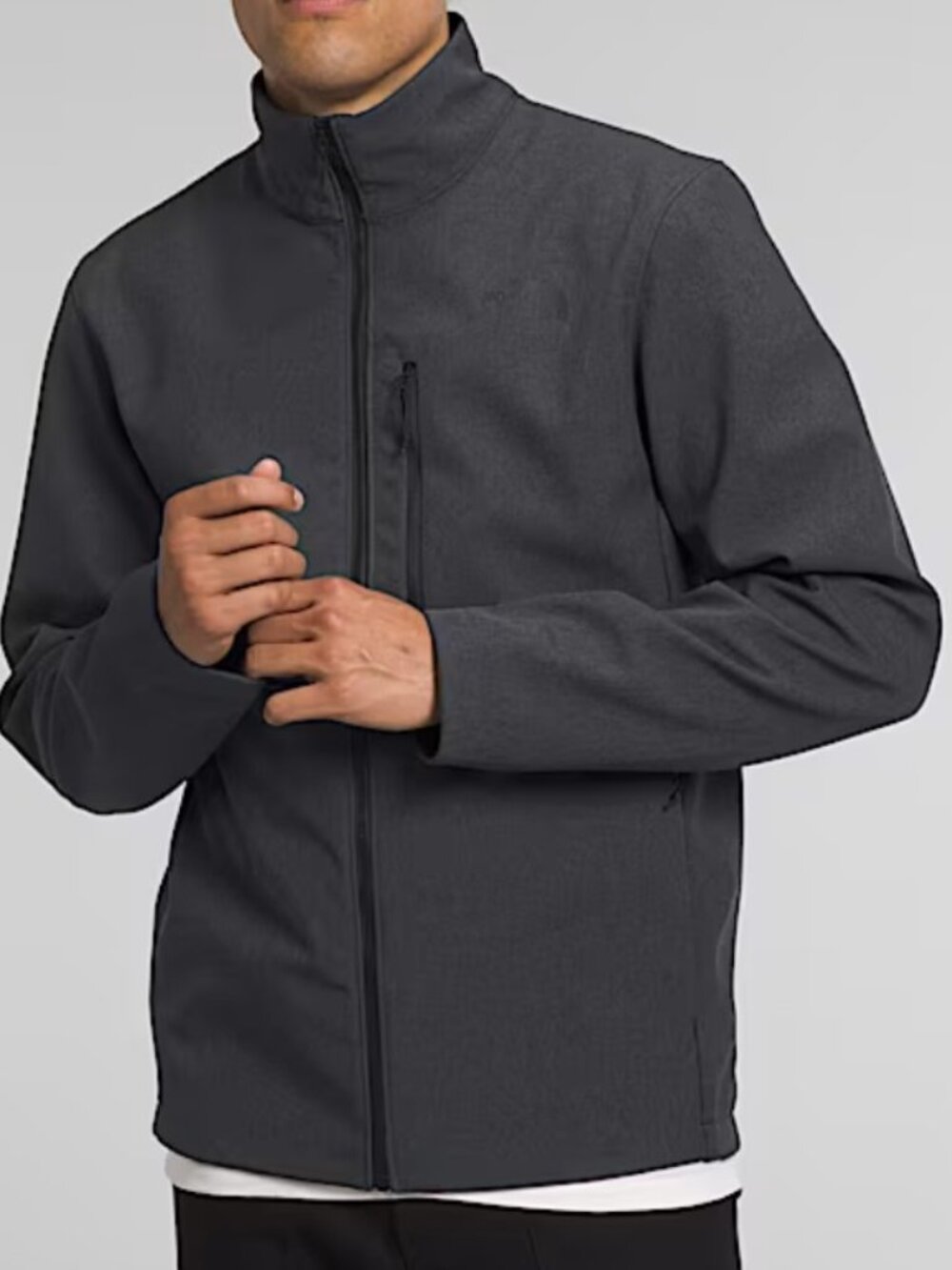 The North Face Men's Apex Bionic 3 Charcoal Gray Windbreaker Jacket northface